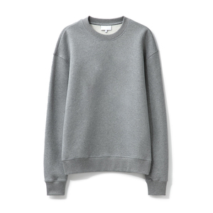 Sweats à capuche pour hommes 240g Casual Long Sleeves Crewneck Fleece Cotton Pullover Brodé Regular Fit Winter - Product Image 1