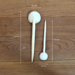 Handcrafted Lemonwood Ladle and Spoon Set - Natural <b>Wooden</b> <b>Utensils</b> for <b>Cooking</b> and Serving - Product Image 3