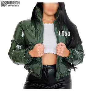 Premium <b>Women</b> Puffer Jacket Quilted Winter Coat With High Collar For Warmth And Comfort During Cold <b>Weather</b> Mens Fashion - Product Image 2