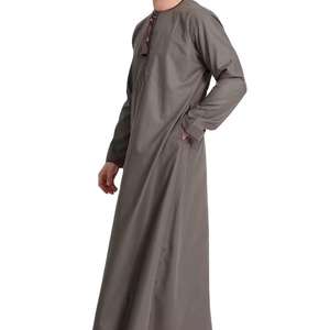 Vente en gros de thobe en coton de haute qualité Jubba pour hommes du Moyen-Orient pour l'Eid Prix d'usine - Product Image 1
