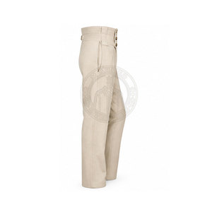 Pantalon de guerre napoléonien à coupe traditionnelle, design d'inspiration historique, toile respirante, écologique, léger, coupe confortable - Product Image 3