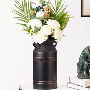 Floreros de metal de diseño único para decoración de sala de estar y dormitorio de India Export - Product Image 4