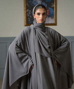 Nuevo estilo señoras Abaya alta calidad fabricante profesional ropa islámica secado rápido transpirable musulmán manga larga Abaya - Product Image 3