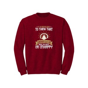 Sweat-shirt en coton mélangé Style décontracté Bouddha Thèmes Imprimer 12 Options de couleur 260-280 GSM Placement de conception personnalisable pour l'hiver - Product Image 1
