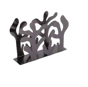 Porte-serviettes de luxe et au design unique en fil noir en métal personnalisé pour la décoration de mariage et le restaurant - Product Image 4