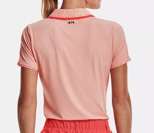 Polos de golf para mujer, camisa de tenis de manga corta con cuello en V, camisas de golf que absorben la humedad, tarifa al por mayor OEM personalizado - Product Image 4