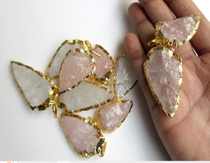 Colgante de punta de flecha Natural 100% de alta calidad para regalos, piedra curativa de moda, colgante de piedra de ágata de lujo Natural - Product Image 6