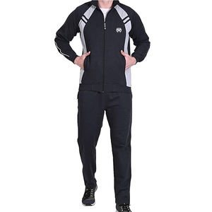 Services OEM Logo sur mesure Survêtement 100% coton pour hommes Respirant Automne Hiver Ensembles avec pantalon Vente en gros - Product Image 5