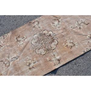 พรมขนสัตว์สีเบจสไตล์วินเทจขนาด26X67ฟุตงานปะติดแบบคลาสสิกขนาดใหญ่งานปะติดพื้นผิวแบบแอบสแตรกต์สำหรับตกแต่งห้องโถงห้อง - Product Image 5