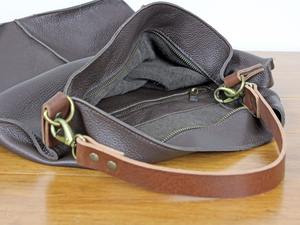 Sac fourre-tout vintage en cuir véritable pour femme, à bandoulière ouverte, cadeau de la Saint-Valentin LHB-0010 - Product Image 4