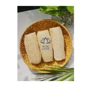 Body Bath Loofah Scrubber Personalizado 100% Exfoliante Baño Spa Loofah Esponja Terry Cloth Sisal Loofah Pads hacer en Vietnam