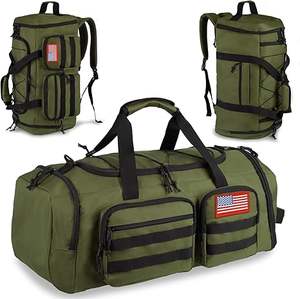 Bolsa de lona verde militar personalizada rápida Organizador de viajes al aire libre de moda para uso nocturno - Product Image 1