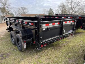 Sentier de chargement 14 pieds avec murs de 3 pieds Remorque à benne basculante 14K Remorque agricole - Product Image 6