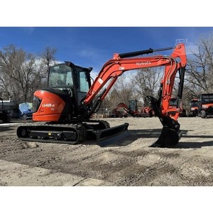 Mini-excavatrice sur chenilles KUBOTA U48-5 d'occasion, modèle 2025, poids opérationnel de 7 tonnes, composants essentiels : moteur, boîte de vitesses, pompe à engrenages, roulement, PLC - Product Image 4