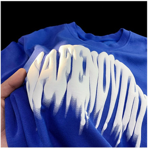 Vente en gros de vêtements T-shirt mode d'été Personnalisez votre conception Logo ou motif Impression 3D bulle Impression bouffée - Product Image 4