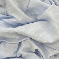 Vente en gros 100% lin tissu 292 cm largeur 200gsm style uni tissé pour coussins de literie Textiles de maison-115 ''lin cour/mètre pour