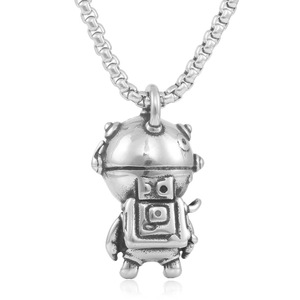 Yunnique – pendentif astronaute en acier titane pour femmes, collier unique, Punk, rétro, tendance, à la mode, 280730 - Product Image 2