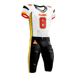 Uniforme de Fútbol Americano de Manga Corta con Estampado por Sublimación Personalizado, Nuevo y Más Vendido, para Hombre, Ropa de Equipo, Venta al por Mayor - Product Image 5