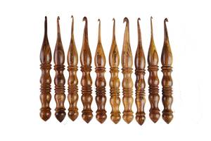 Personnaliser les crochets en bois ensemble de 6 pièces avec support meilleurs crochets pour aiguille à tricoter prix de gros Tayyab Handicraft - Product Image 2