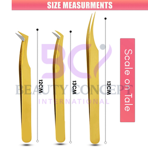 Pinzas para extensión de pestañas, herramienta profesional para extensión de pestañas para colocación precisa y separación de pestañas - Product Image 3