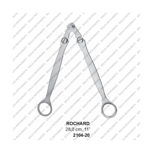 Retractor Rochard Retractor de acero inoxidable, gancho Abdominal grande, instrumento quirúrgico, 1 Uds., herramienta de tracción quirúrgica - Product Image 1