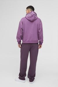 Contras Stitch Pullover 100% algodón 500gsm Unisex sudaderas con capucha nuevo estilo patrón de gran tamaño tejido invierno Premium - Product Image 5