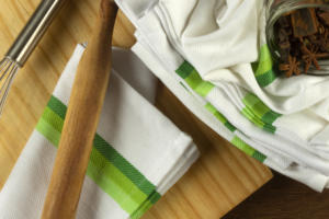 100% Cotton Herring Bone Woven Kitchen <b>Towel</b> Quick-Dry Feature - Product Image 3