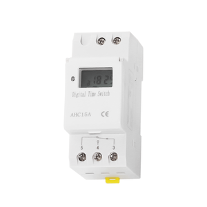 220V 110V 24V 12V AC & DC kỹ thuật số LCD Power <span class=keywords><strong>Timer</strong></span> Lập trình thời gian chuyển tiếp 15A hàng tuần điều khiển hẹn giờ Din Rail 2 dây - Product Image 2