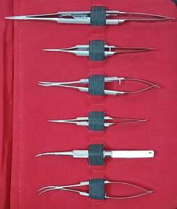 Juego de microcirugía de construcción Premium, microagujas, tijeras, Microcirugía Ocular, instrumentos de acero inoxidable - Product Image 2