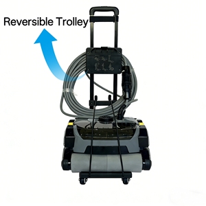 <span class=keywords><strong>Robot</strong></span> de nettoyage d'algues pour <span class=keywords><strong>piscine</strong></span> pratique et durable <span class=keywords><strong>avec</strong></span> <span class=keywords><strong>chariot</strong></span> et sac filtrant de rechange - Product Image 6