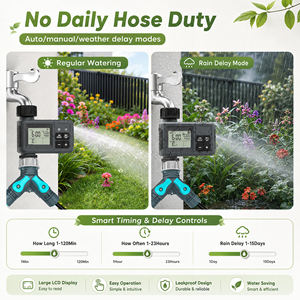 <span class=keywords><strong>Système</strong></span> <span class=keywords><strong>d</strong></span>'irrigation <span class=keywords><strong>automatique</strong></span> de <span class=keywords><strong>jardin</strong></span> avec minuterie, kit de pulvérisation goutte à goutte avec buses de <span class=keywords><strong>jardin</strong></span> de 20/30/40 m pour pelouse, serre, potager surélevé, patio - Product Image 5