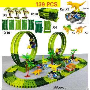 Circuit de Voiture Électrique Dinosaure Jouet pour Garçons et Enfants - Product Image 6