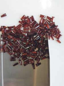 2x2,5x5mm rojo granate cónico Baguette corte piedra preciosa Natural-Marca RED MOUNTAIN para la fabricación de joyas - Product Image 4