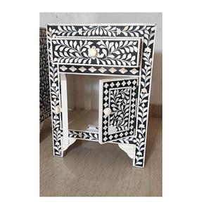 Console en incrustation d'os de qualité unique, dernière table en incrustation d'os avec style floral, qualité d'exportation en Inde - Product Image 5