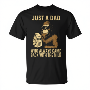 Sencillamente un papá que siempre volvió con la leche - Camiseta promocional para padres - Product Image 2