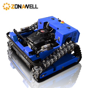 Tondeuse à <span class=keywords><strong>gazon</strong></span> ZNW-600S à moteur sans balais <span class=keywords><strong>pas</strong></span> <span class=keywords><strong>cher</strong></span>, double rangée <span class=keywords><strong>de</strong></span> rouleaux, télécommande, hauteur <span class=keywords><strong>de</strong></span> coupe réglable, fabriquée en Chine, prend en charge l'OEM - Product Image 4