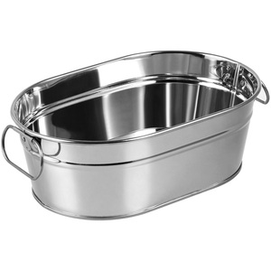 Élégant porte-vin moderne en forme de bateau en aluminium avec pince et couvercle Capacité de 12L pour une utilisation en fête - Product Image 1