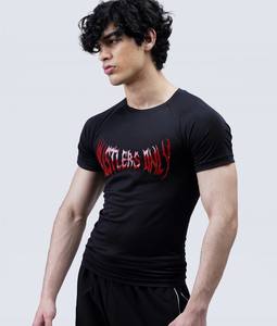 Men's Custom Logo Summer Gym T-Shirts High <b>Elastic</b> Quick Dry Basketball Running Fitness Tee Shirts Slim Fit Solid 180 Grams - Product Image 4