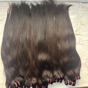 Trama de máquina India recta, cabello humano Natural de un solo dibujo, paquetes de 100g, extensión virgen Remy de origen templo, venta al por mayor - Product Image 6