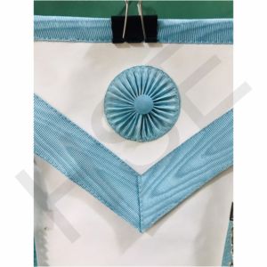 Tablier maçonnique bleu clair de haute qualité - Product Image 5