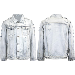 Chaqueta Bomber Vaquera de Invierno para Hombre, Estilo Casual, con Parches y Botones, Talla Grande - Product Image 5