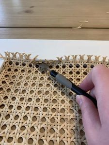 Rollo de malla de mimbre natural hecho a mano para restauración de muebles de Vietnam artesanías de mimbre proyectos de bricolaje muebles de cincha de caña decorativa - Product Image 3