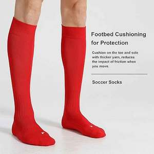 Calcetines de fútbol Color personalizado Nuevo diseño Calcetines de fútbol transpirables para hombres - Product Image 3