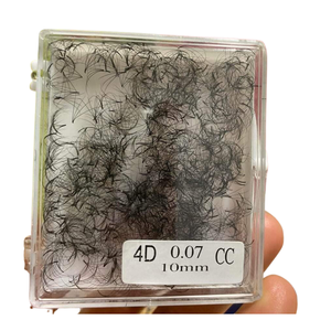 Extensions de cils synthétiques faites à la main, vente en gros, emballage en plateau pour la beauté, modèle facile Nhu Y Eyelash NY4D, volume complet 0.05-0.10mm - Product Image 2