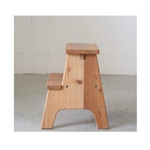 Heavy Duty <b>Wooden</b> Step <b>Stool</b> with Strong Timber Build Perfect for Reaching High Shelves Cabinets Pantry Areas and Home Spaces - Product Image 2