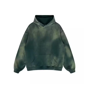 Sudadera con Capucha Personalizada de Algodón 100% Orgánico, Estilo Urbano Invernal, Corte Regular, Tejido Grueso, Lavado Ácido, Ecológica, con Forro Polar - Product Image 5