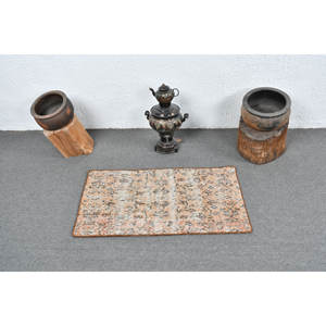 พรมขนสัตว์ตุรกีโบราณ16x31ft พื้นที่ขนาดใหญ่ดีไซน์คลาสสิกสีเบจเย็บปะติดปะต่อกันพร้อมแผ่นยางรองหลังสำหรับห้องหรือข้างเตียง - Product Image 3