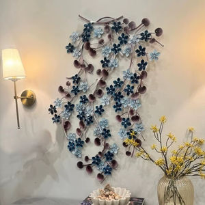 Hermosa Decoración de Pared con Flores Azules, Ideal para Eventos, Decoración Festiva y Regalos para Ocasiones Especiales, Uso de la India - Product Image 1
