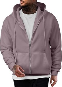 Sudaderas con capucha informales de invierno para hombre Color sólido 100% algodón Ajuste regular Ropa de moda ecológica de secado rápido - Product Image 3