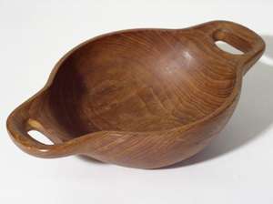 Cuenco de madera de acacia ecológico para artes creativas, característica de madera natural - Product Image 6